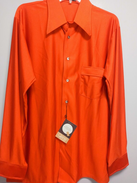 Vintage 70's Classic Mens Long Sleeve Shirt by VA… - image 1