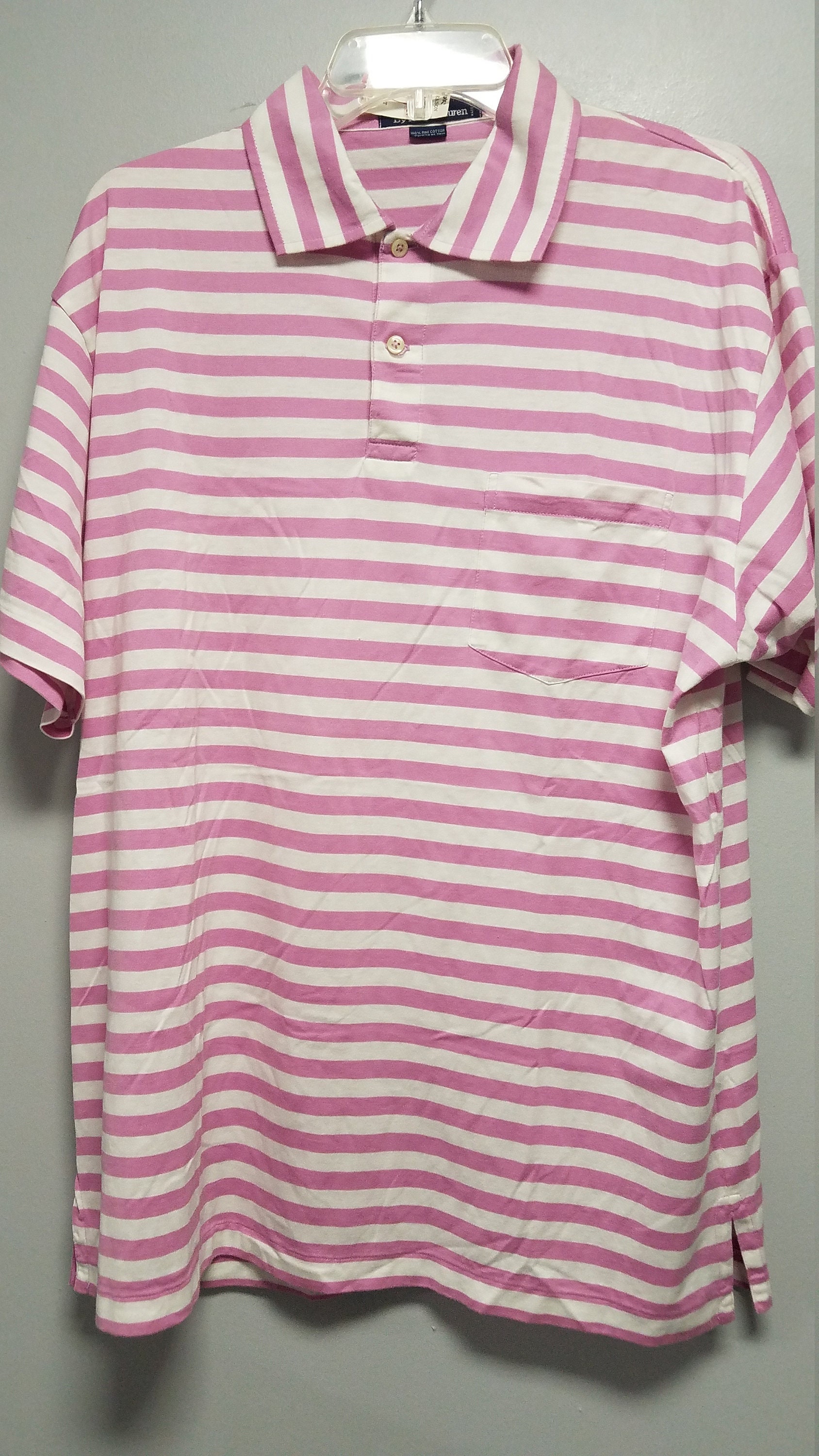 Vintage Men's Short Sleeve Shirt by POLO Exclusive Trim From the
