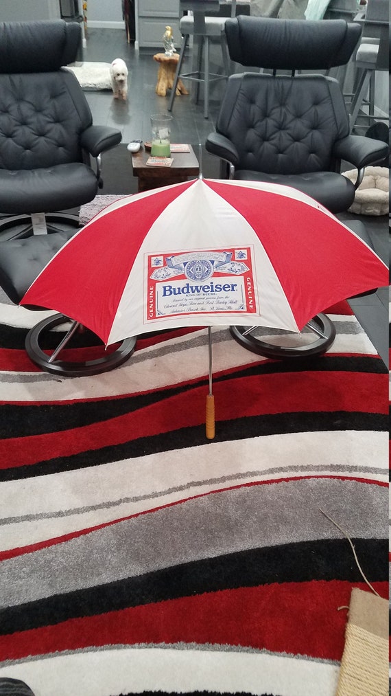 So Very Awesome  Vintage BUDWEISER  UMBRELLA    F… - image 5