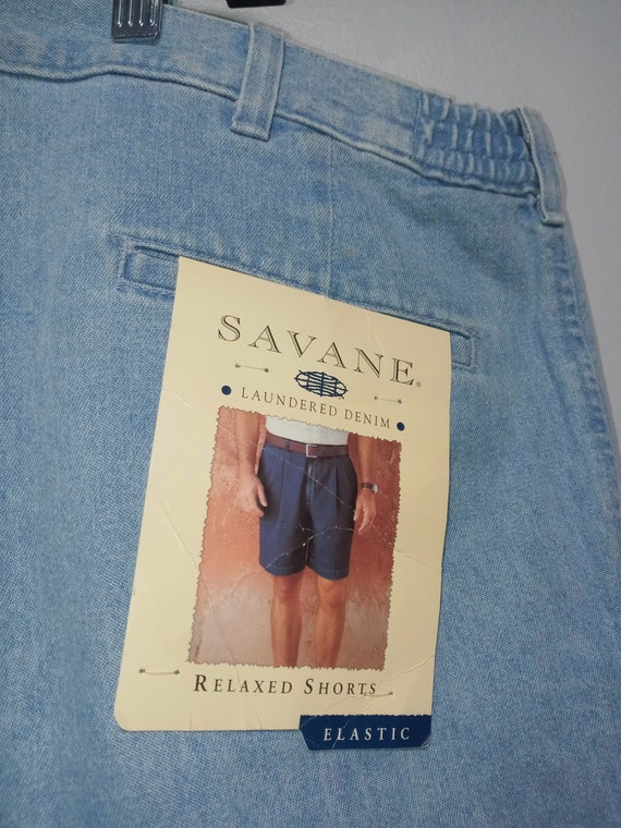 Vintage Mens Denim Shorts by SAVANE 