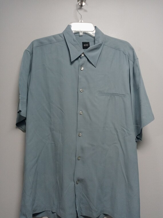 Vintage Mens Short Sleeve Shirt by BOSS/HUGO never