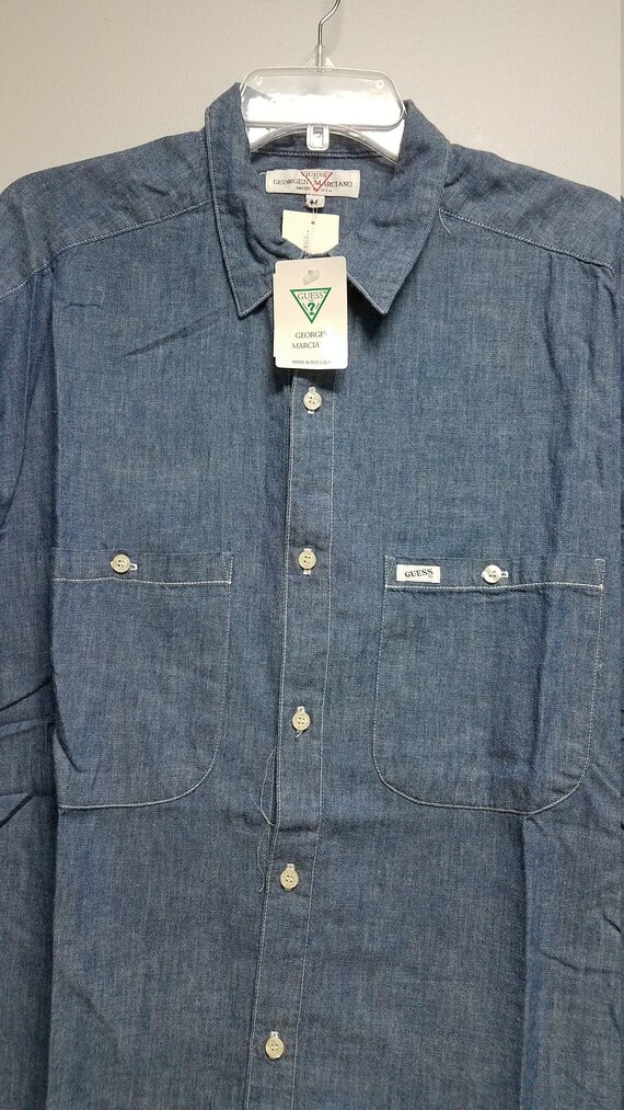 guess jean shirt