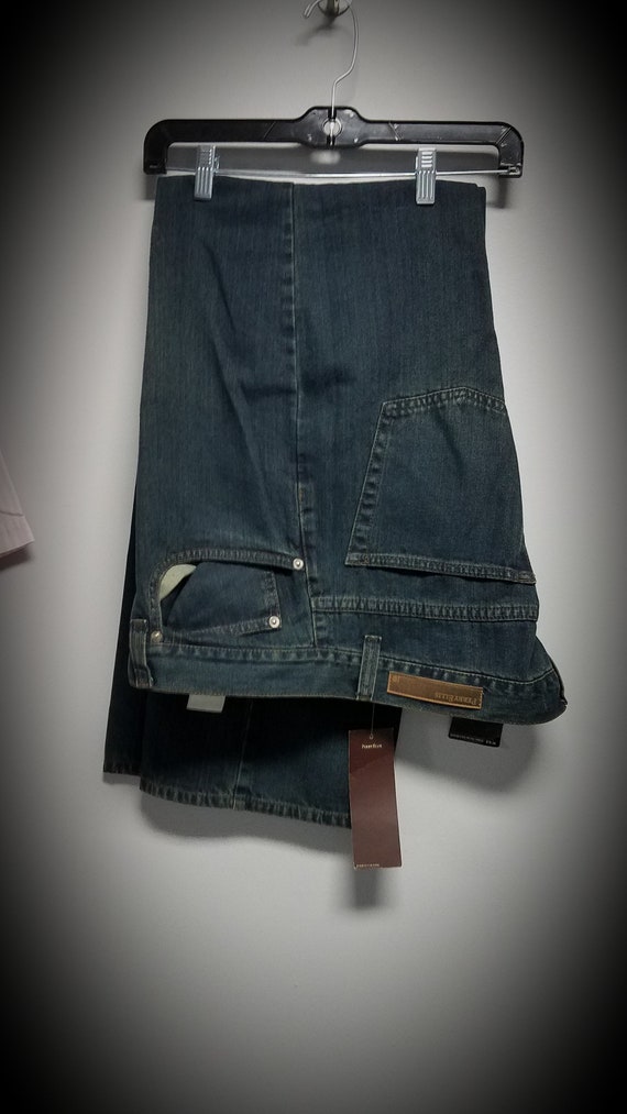 Nice VINTAGE Blue Jeans   80's    Size 36x30   Ma… - image 8