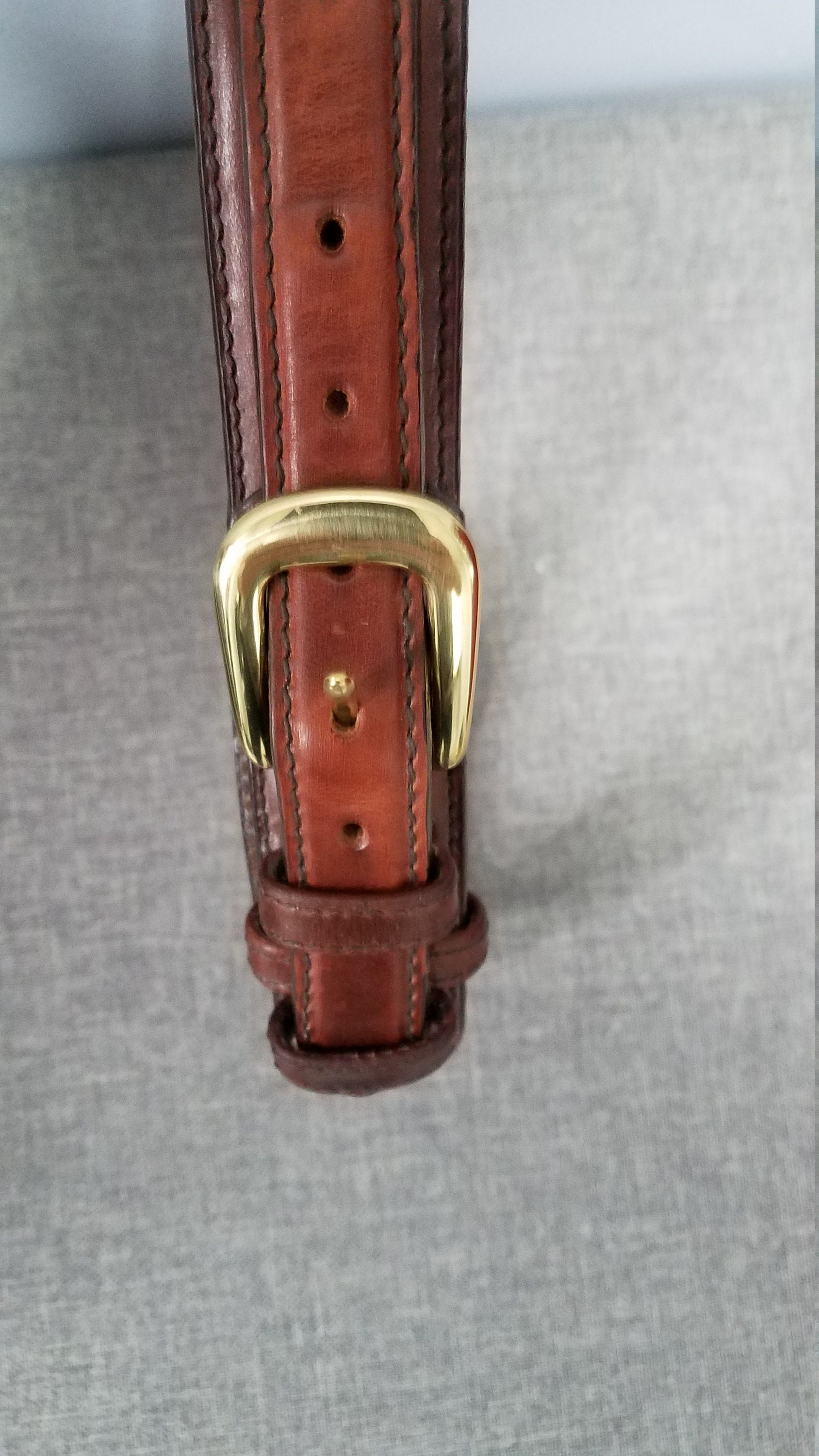 Nice heavy leather belt. 80's. no wimpy belt | Etsy