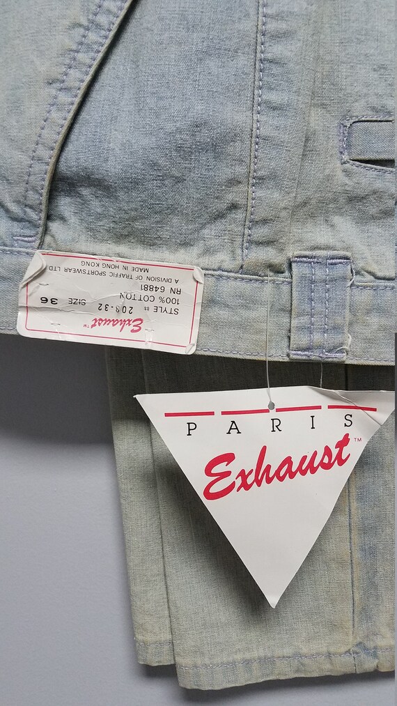 Vintage jeans 80's by EXHAUST PARIS Never … Gem