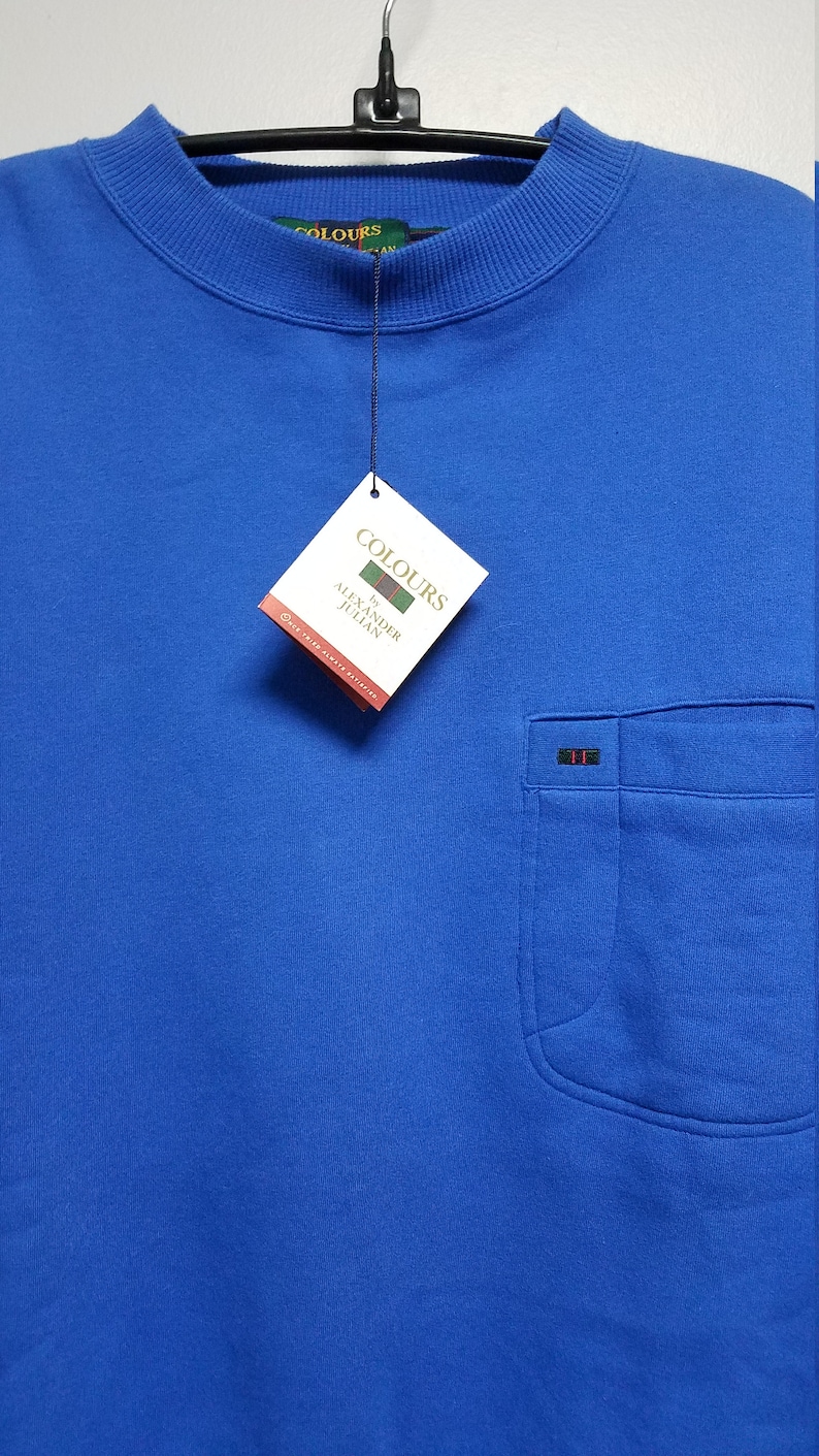 COLORS ALEXANDER JULIAN Vintage Sweatshirt 90/'s Never Worn Still With Tags On