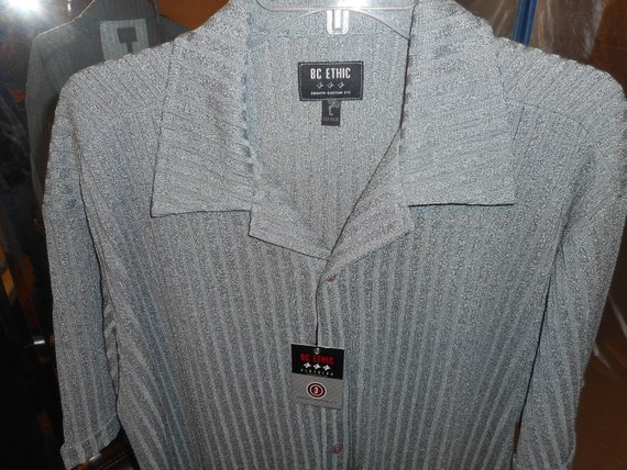 VINTAGE Mens Shirt  80'S     by  B C  ETHIC    Ne… - image 8