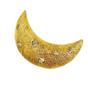 ChristianDior　ディオール　ストーン 三日月　ブローチ　ゴールド ChristianDior ディオール ストーン 三日月 ブローチ ゴールド