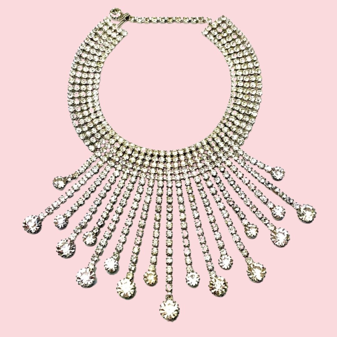 Chameau Et Chameau Prong Set Clear Faceted Rhinestone Five