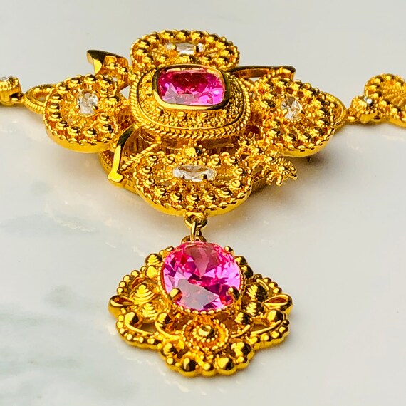 Broche Ancienne Rare Papillon Améthyste Et Cristal - Vintage, Couleur Violette, Pour Femme