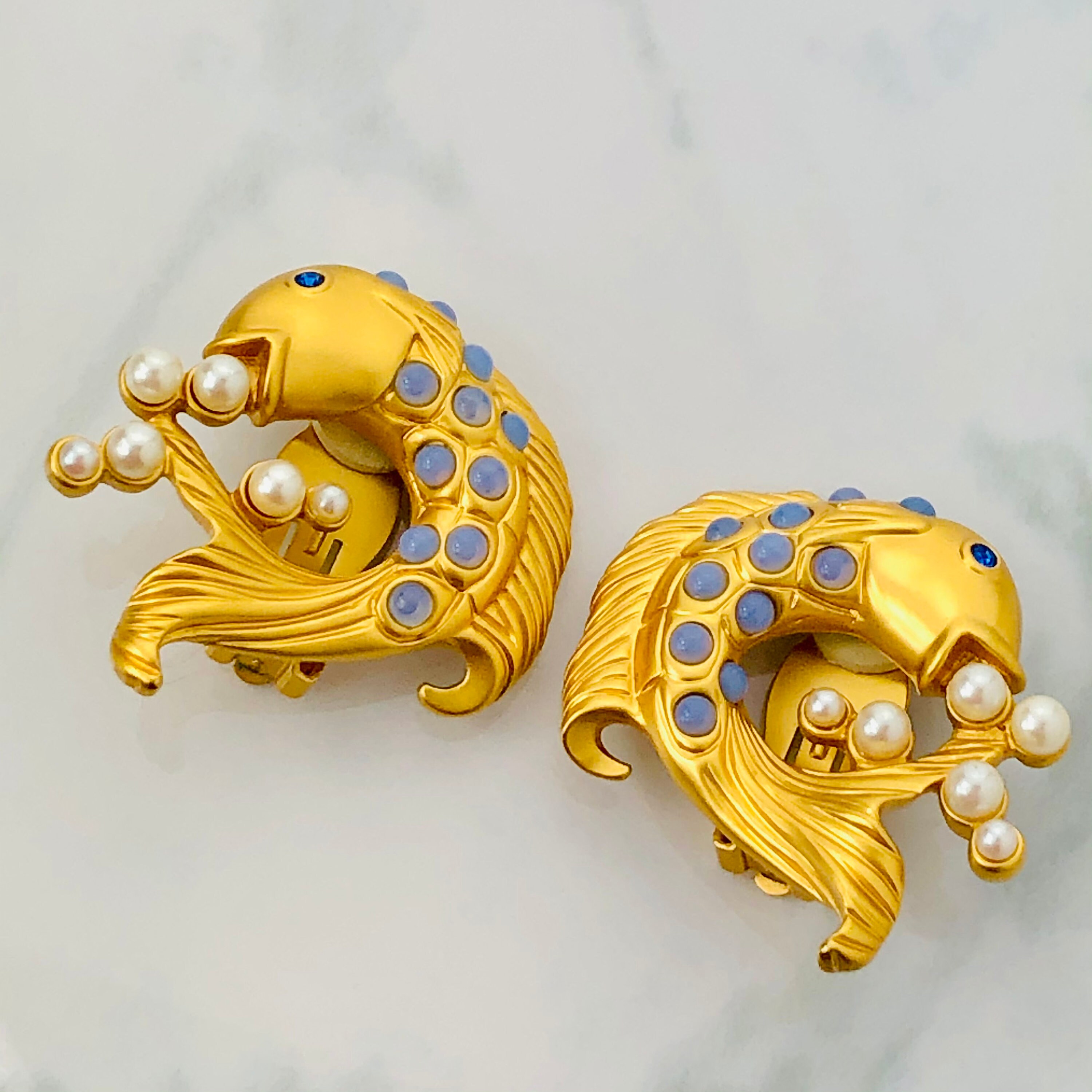 Elizabeth Taylor for Avon Vintage 90s Sea Shimmer Koi Fish - Etsy