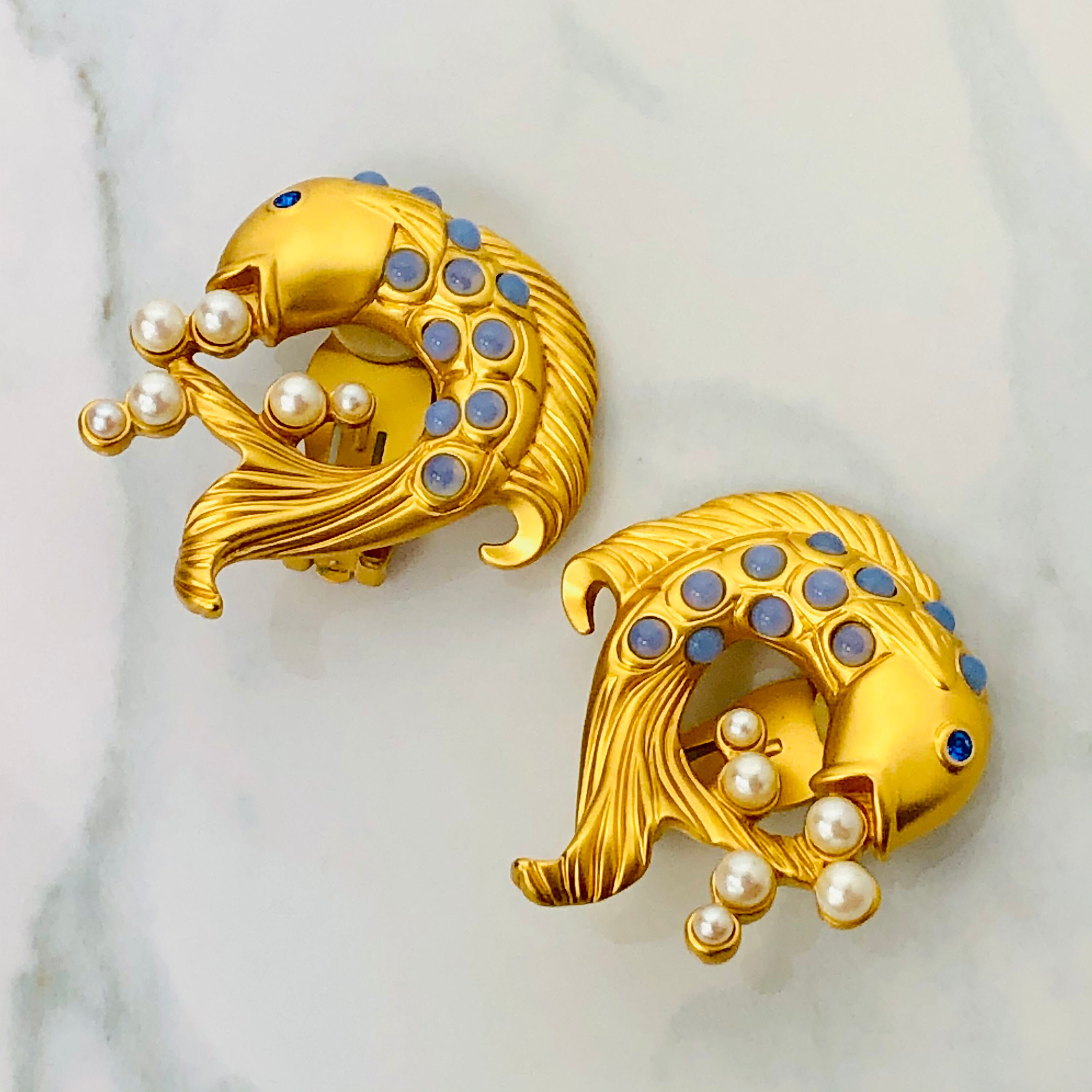 Elizabeth Taylor for Avon Vintage 90s Sea Shimmer Koi Fish - Etsy
