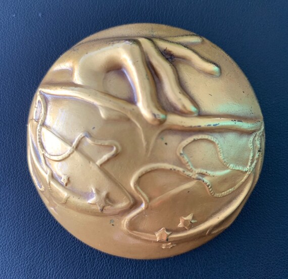 Joseff of Hollywood Zodiac Libra Brooch 1950s