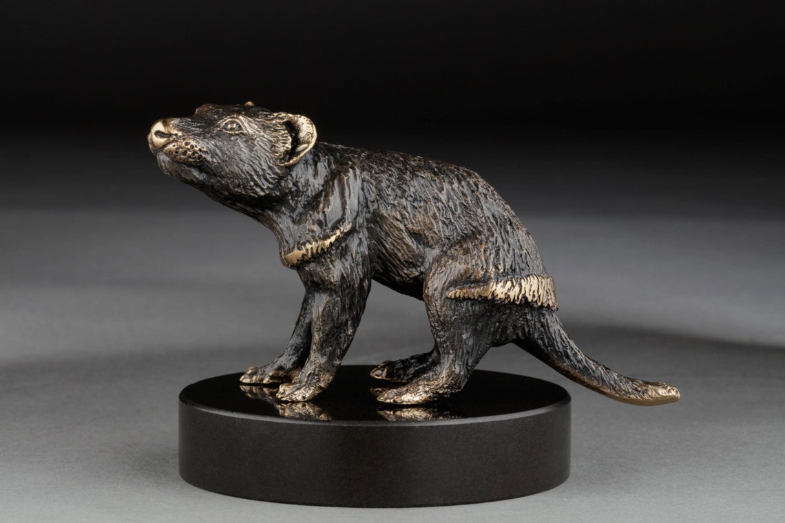 DEVIL TASMANIAN Bronze Sculpture Miniature Wildlife Bronze Etsy Australia