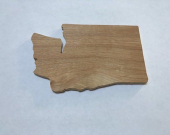 Washington WA Wood Cut Sign - For General Use and Projects