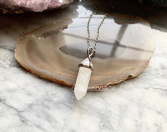 Crystal Quartz Point Necklace