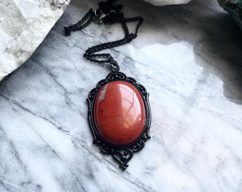 Red Jasper Baroque Necklace