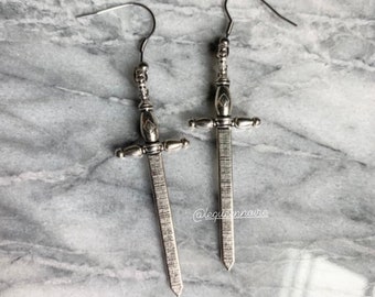 Fox Sword Earrings