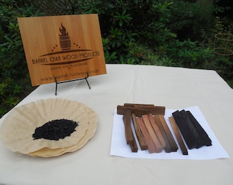 Wood and consumables only for aging liquor, making bitters and barrel staving  (lightweight kit without glassware)