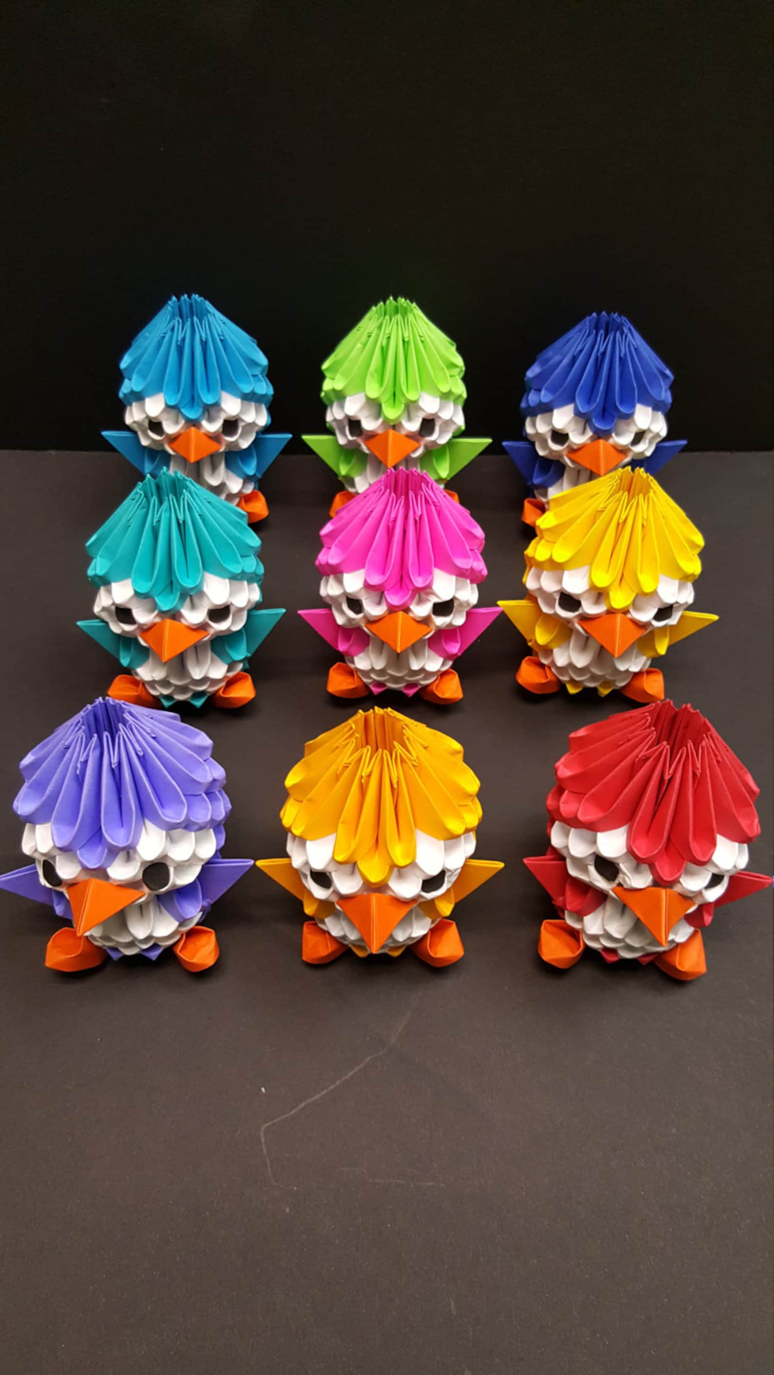 3D Origami Pinguin | Etsy