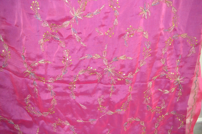 Indian curtain room divider window curtain hippy gypsy curtain door curtain blue boho shower curtain saree curtains reversible curtain SB23