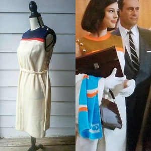 1960s Colorblock Shift Dress || Deadstock || New with Tags