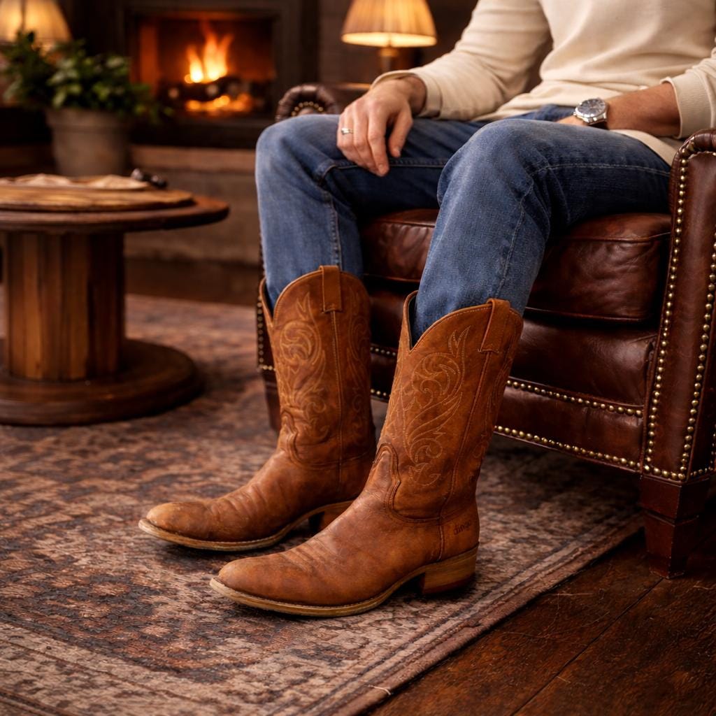 Lot De Boots Mécano Vintage – Années 1970