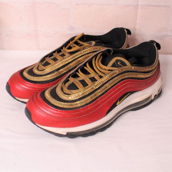 nike air max red and gold
