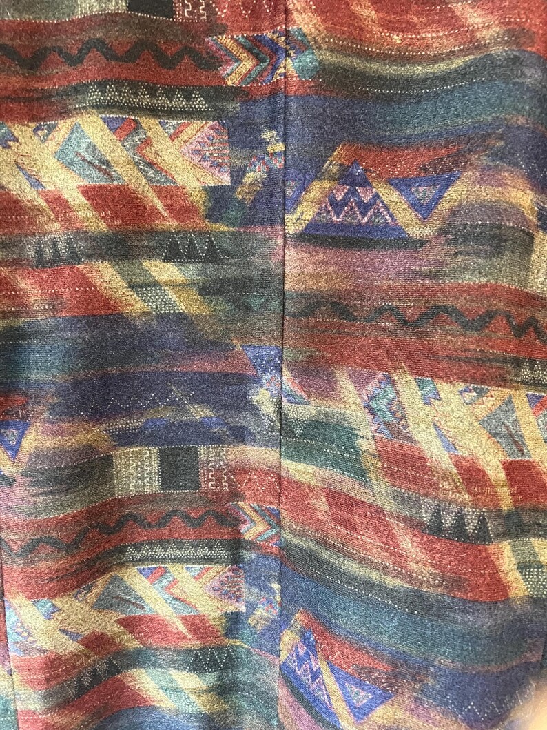 1980s Aztec Blazer | Oversized Size Large | Chic Southwest Jacket - Etsy