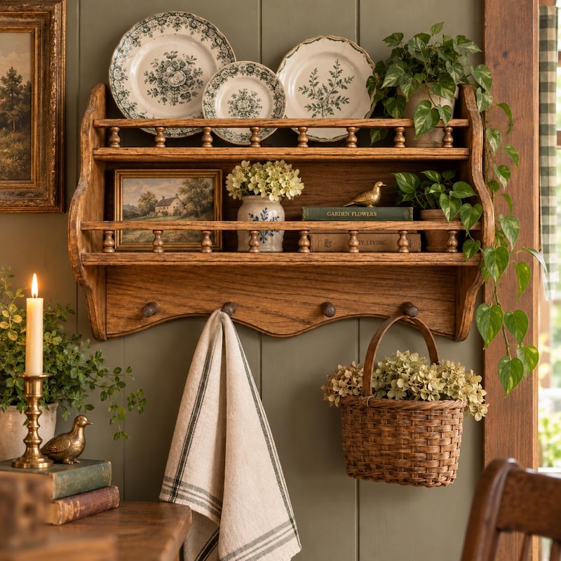Rustic Cedar Rails Antique Vintage Peg Rail - Etsy
