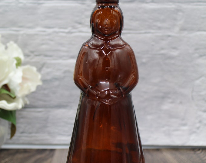 1960's AUNT JEMIMA SYRUP Bottle Mrs Butterworth Brown Etsy