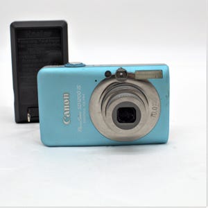 Canon PowerShot SD1200is Blue Camera | Y2K Digital Camera | Tested, Working Vintage Camera