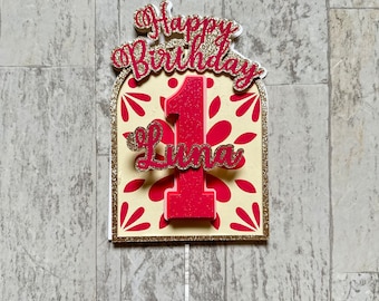 Cake Topper|Talavera|Talavera Topper|Talavera Cake Topper|Bouquet Decor|Cake Decor|Mexican Theme|Mexican cake topper|Birthday Topper|Pastel