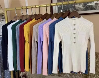 Mock neck sweater for women, turtle-neck, turtle neck long sleeve, pullover, thermal wear  women's turtle neck, sweater women, winter top.