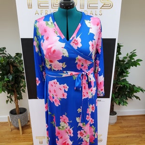 Ready to ship Maxi summer dress for women, maxi summer gown,  long dress, longsleeve gown, knit maxi dress, summer dress, casual dress