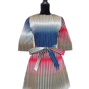 African print short dress for women, Ankara dress, women dress, African print dress, Ready-to-wear