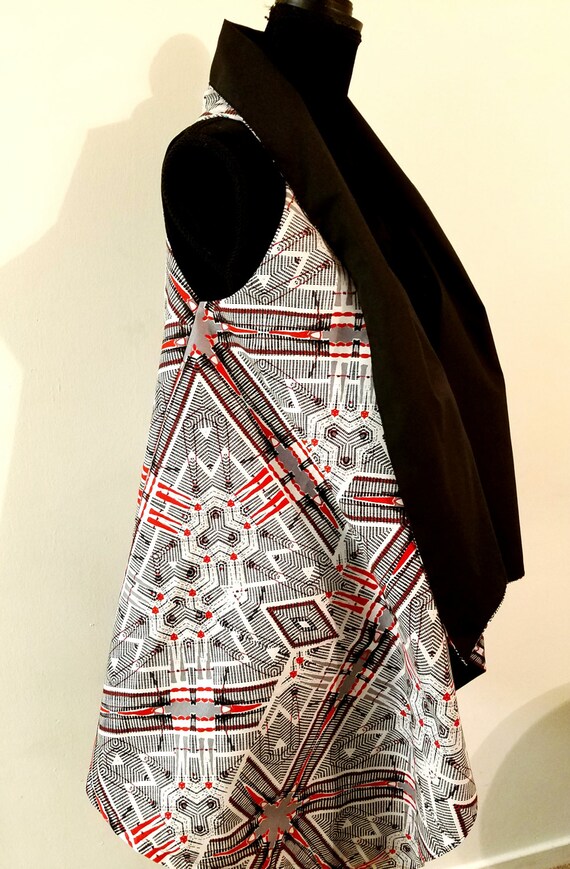 ankara waterfall jacket