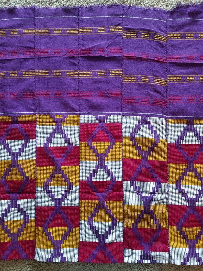 Original woven kente Ghanaian fabric African print Ankara Kente fabric