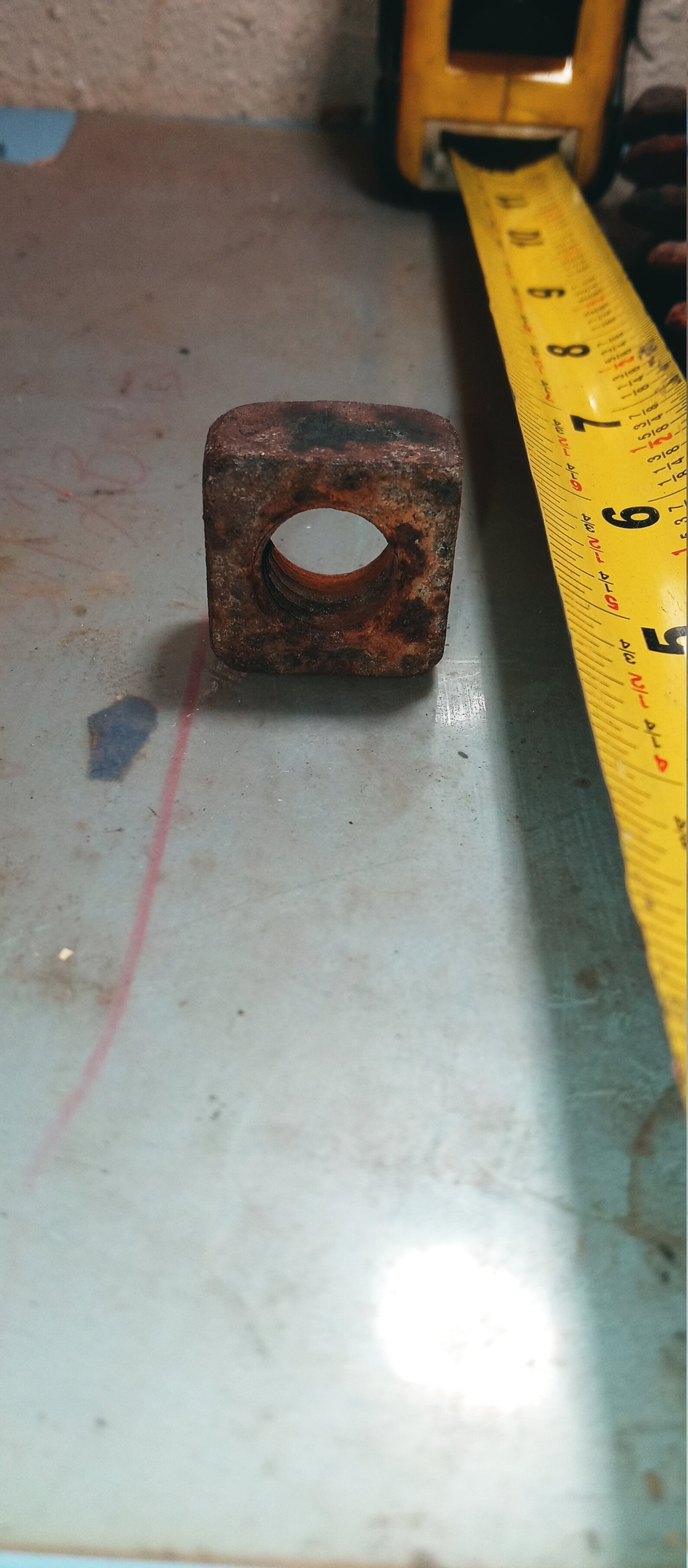 SUPER RARE SQUARE nut Antique 5/8 cast iron complete bolt | Etsy