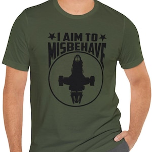 Firefly T-Shirt: I Aim To Misbehave, Malcolm Reynolds Tee