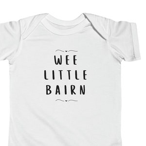 Wee Little Bairn Baby Onesie - Scottish Outlander Fan Gift
