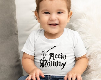 Accio Mommy Baby T-Shirt: Magic Potterhead Clothes