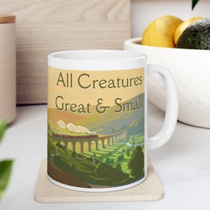 All Creatures Great and Small Coffee Mug - PBS Show Fan - James Herriot - All Creatures Coffee Mug, Book Lover Gift