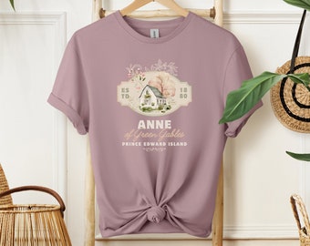 Anne auf Green Gables T-Shirt: Vintage Geschenk für Buchliebhaber