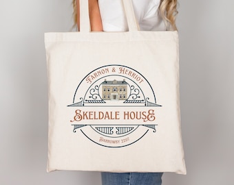All Creatures Great and Small - Darrowby 2297 Canvas Tote Bag - James Herriot - Skeldale House - Animal Lover Gift - Book Lover Gift Bag