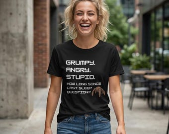 Grumpy Angry Stupid - Project Hail Mary T-Shirt, Funny Sci-Fi Shirt for Book Lovers