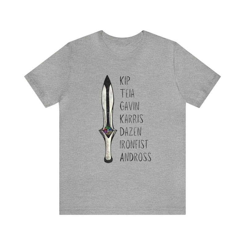 Lightbringer Book Series T-shirt: Black Prism, Brent Weeks Fans Athletic Heather