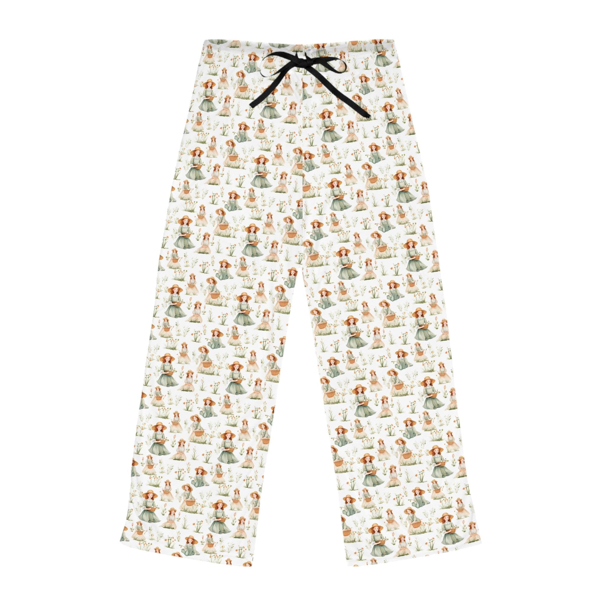 Anne auf Green Gables Pyjama Hose: Bookish Cottagecore Loungewear