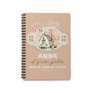 Anne of Green Gables Spiral Notebook: Book Lover Gift
