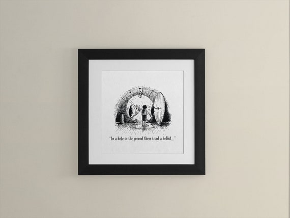 Lord of the Rings Wall Art, Classroom Art, LOTR Art, cute nursery art, nursery tolkien, gift for lotr fans, lord rings nursery art, hobbit
